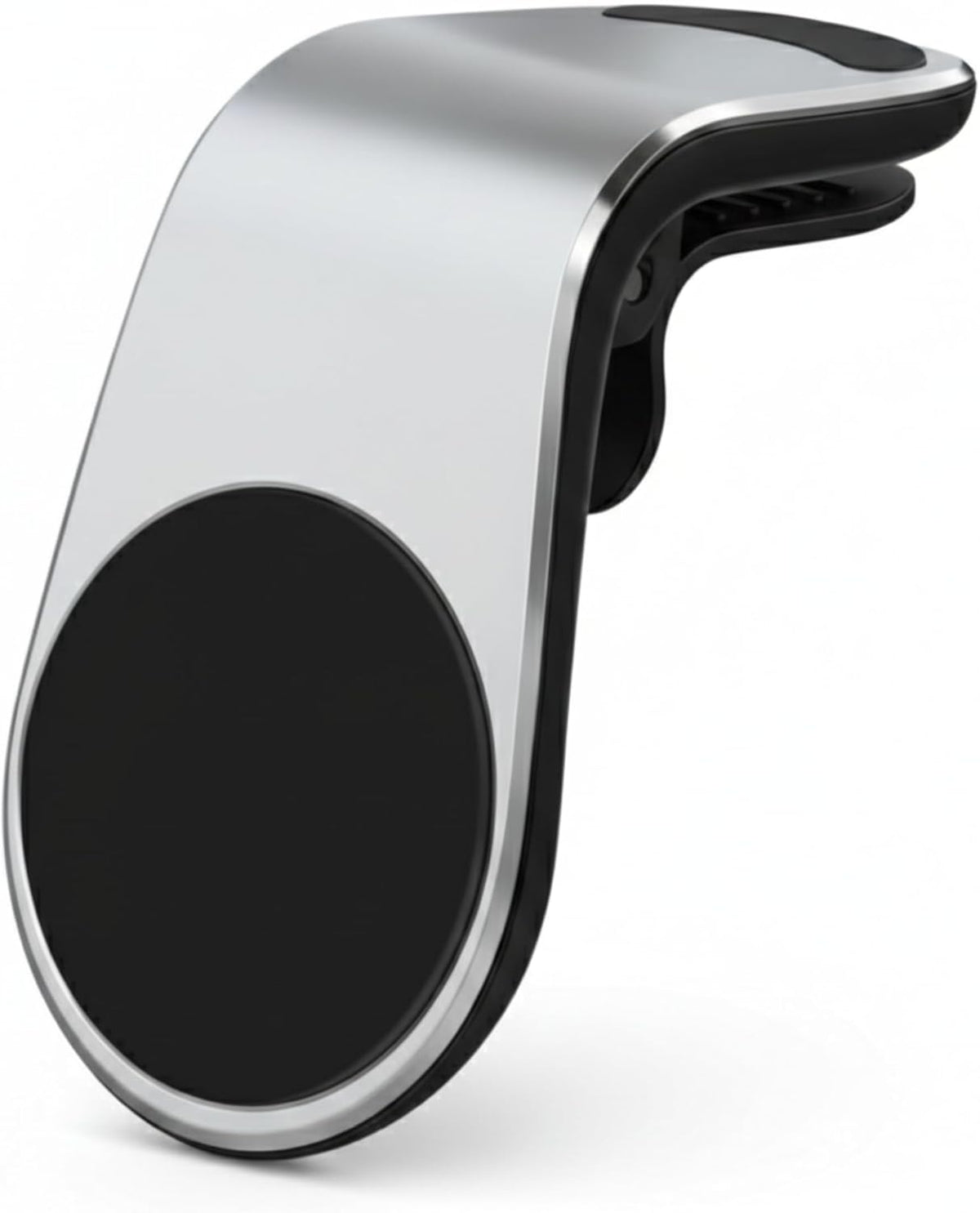 Generic Magnetic Car Phone Holder for Vent Mounts Slim Case Compatible, Includes Metal Plate Strong Magnetic Grip