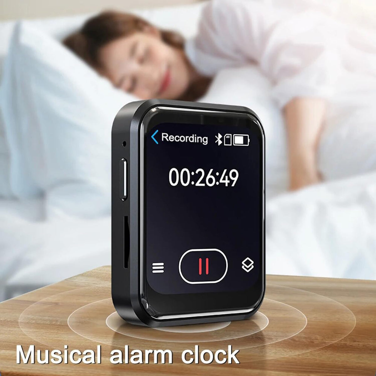 Laugwey MP3 Player,2inch MP4 Portable HiFi Music Touch Screen Media Player Built in Camera,Speaker, Video