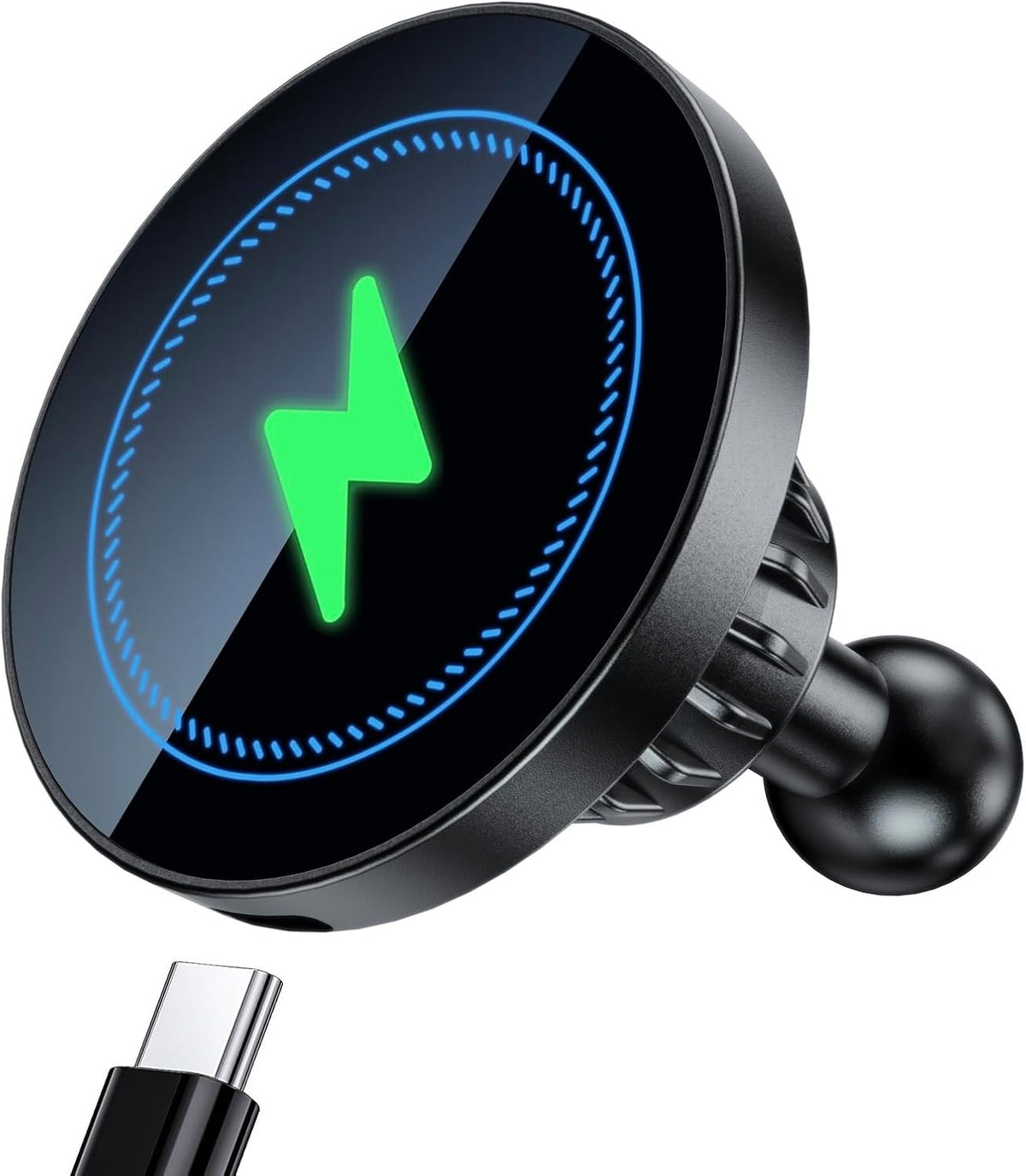 EZTOMUXE 1 inch 1 (25mm) Magnetic Wireless Charging Phone Holder with Ball Mount for MagSafe, Metal Ball for MagSafe