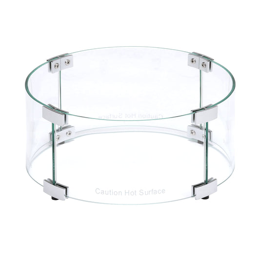 Celestial 14" Round Wind Guard for Gas Fire Pits