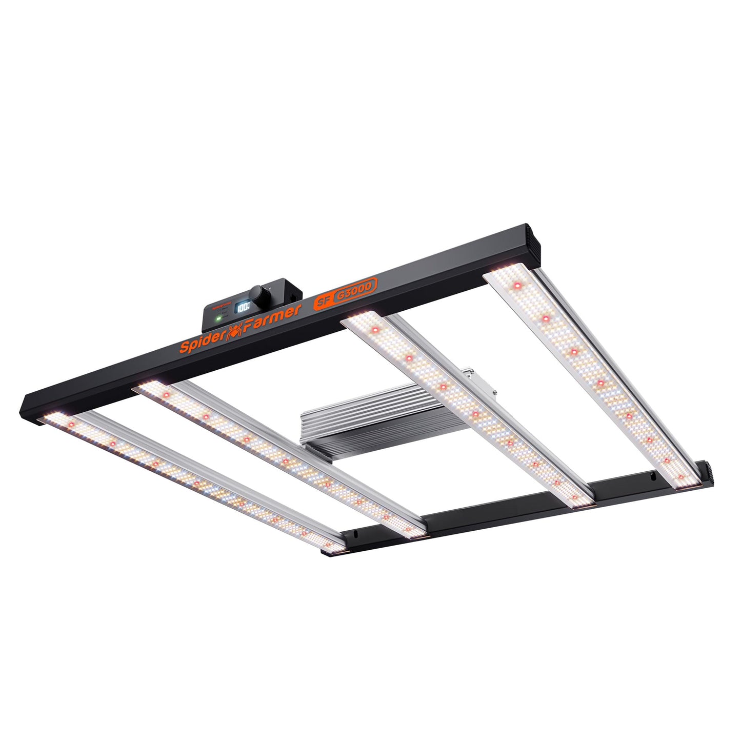 Spider Farmer G3000 Cost-Effective LED Grow Lights 300W, Upgraded App Remote Control, 3x3ft Coverage Full Spectrum Dimmable Bar Style Growing Lamp for Indoor Plants