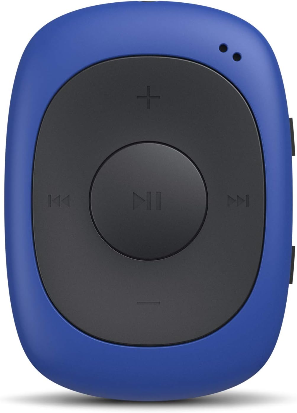 AGPTEK G02 8GB MP3 Clip Player with FM Shuffle, Portable Music Player with Sweatproof Silicone Case for Sports, Blue