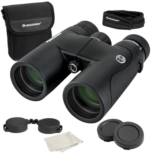 Celestron – Nature DX ED 8x42 Premium Binoculars – Extra-Low Dispersion Objective Lenses – Outdoor and Birding Binocular – Fully Multi-Coated with BaK-4 Prisms – Rubber Armored, Fogproof, Waterproof