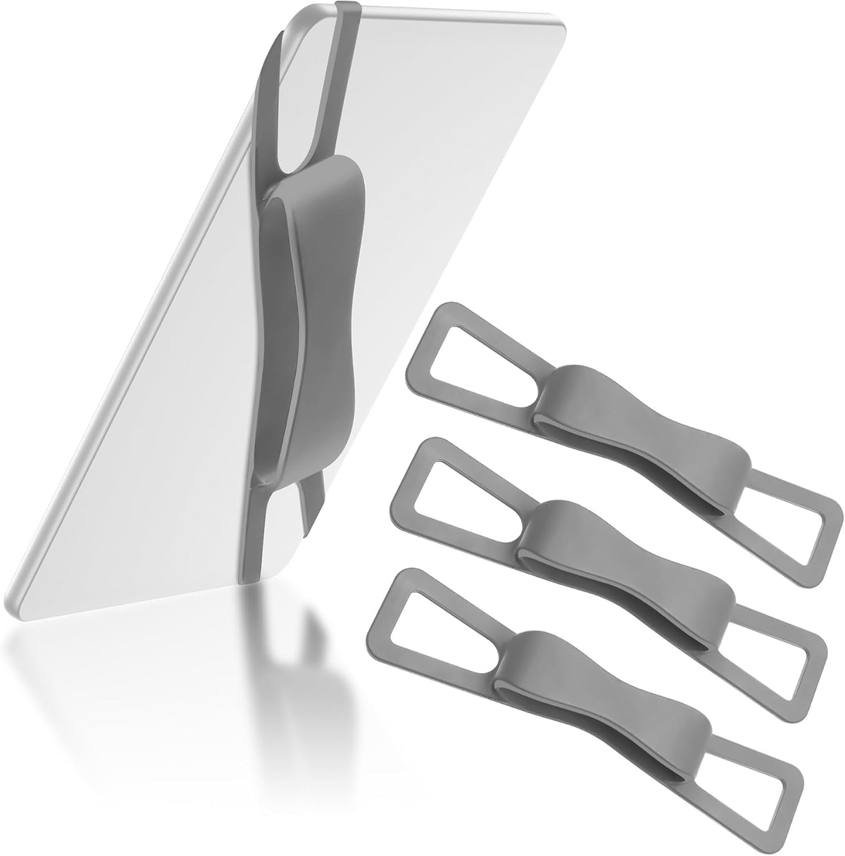 Fotbor 3 Pack 4.7-8" Ergonomic Hand Strap for Kindle & Tablets - Lying Reading Essential - Non-Slip Anti-Fall
