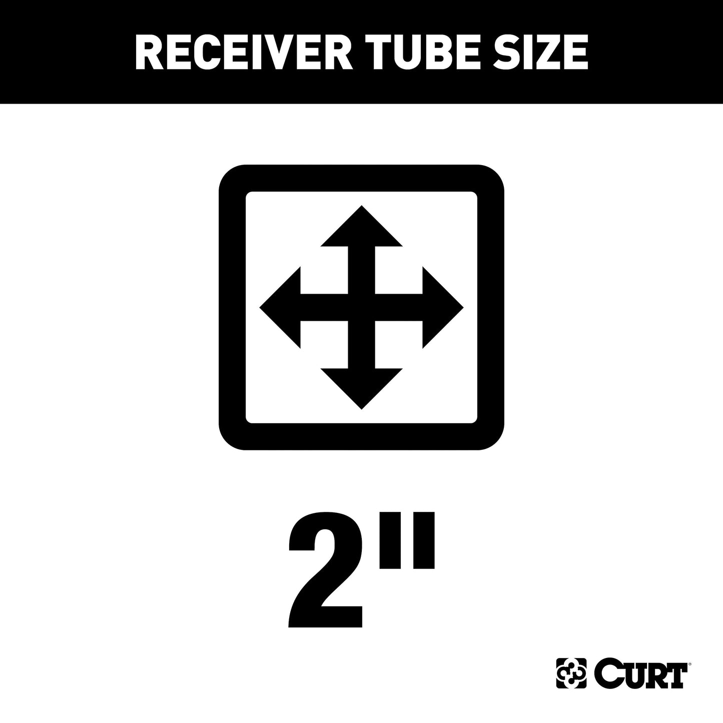 CURT 13524 Class 3 Trailer Hitch, 2-Inch Receiver, Select Toyota RAV4, Black