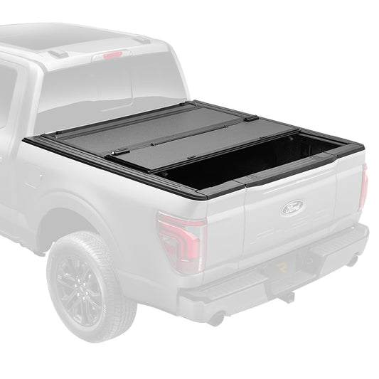 RealTruck BAK BAKFlip MX4 Hard Folding Truck Bed Tonneau Cover | 448130 | Fits 2019-2026 Chevy/GMC Silverado/Sierra, w/MultiPro/Flex Tailgate (Will not fit Carbon Pro Bed) 5' 10" Bed (69.9")