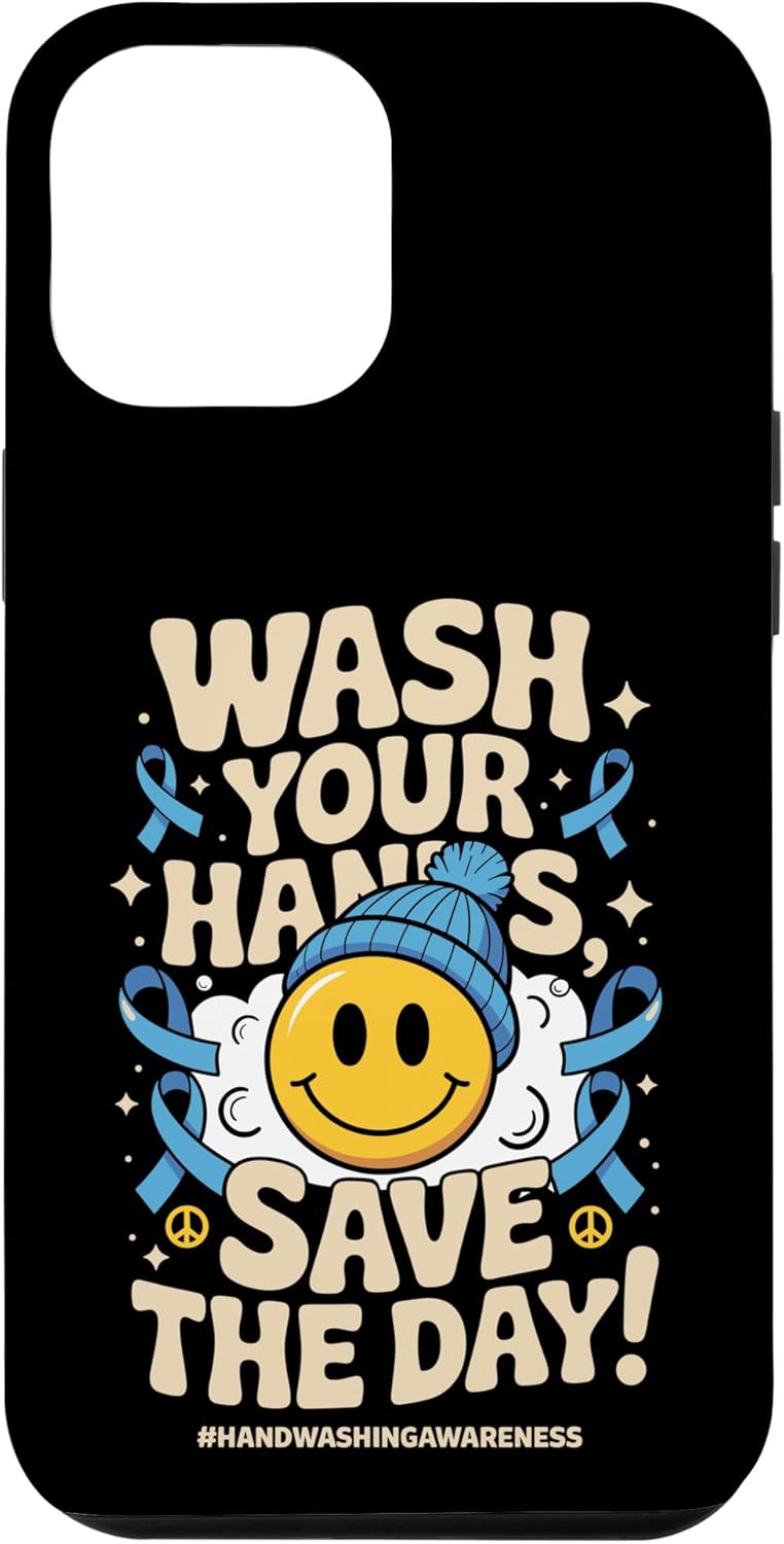 Funny germophobia gifts germophobe Hand Sanitizer 12 Wash Your Hands Save The Day - Hand Washing Awareness Case