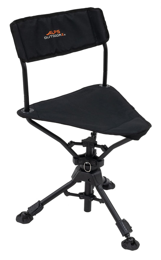 ALPS OutdoorZ Triad Swivel Stool - Black
