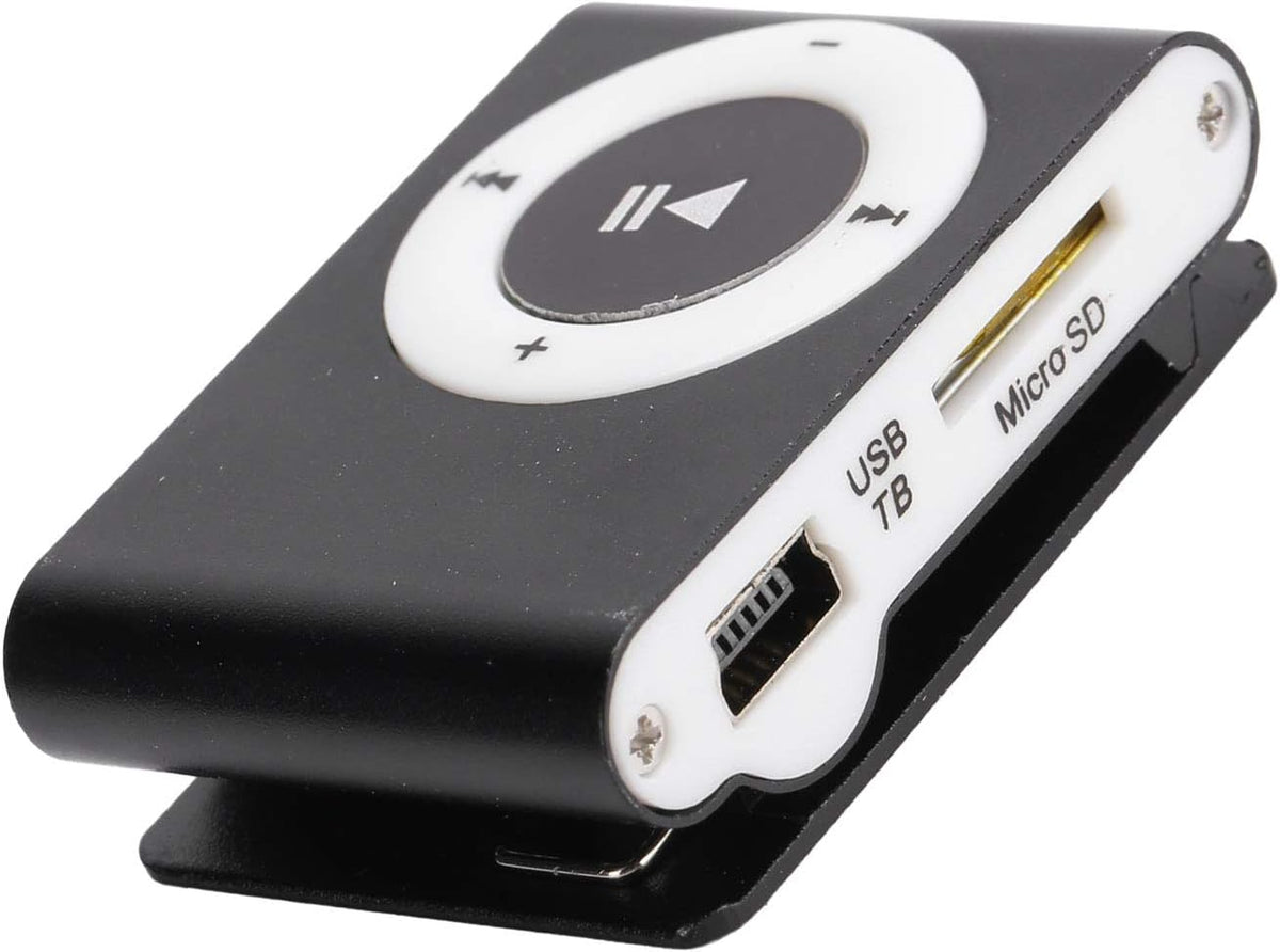 Restokki Mp3 Ultimate Music Companion: Player with Clip-On Design, Earphones, and USB Cable - Your Perfect Workout