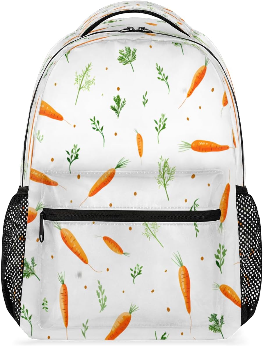 Aglebo Backpack Backpack 16x11.4x8 inch Daypack Pack Funny Carrot Travel for Men Women Casual Cute Laptop Lightweight