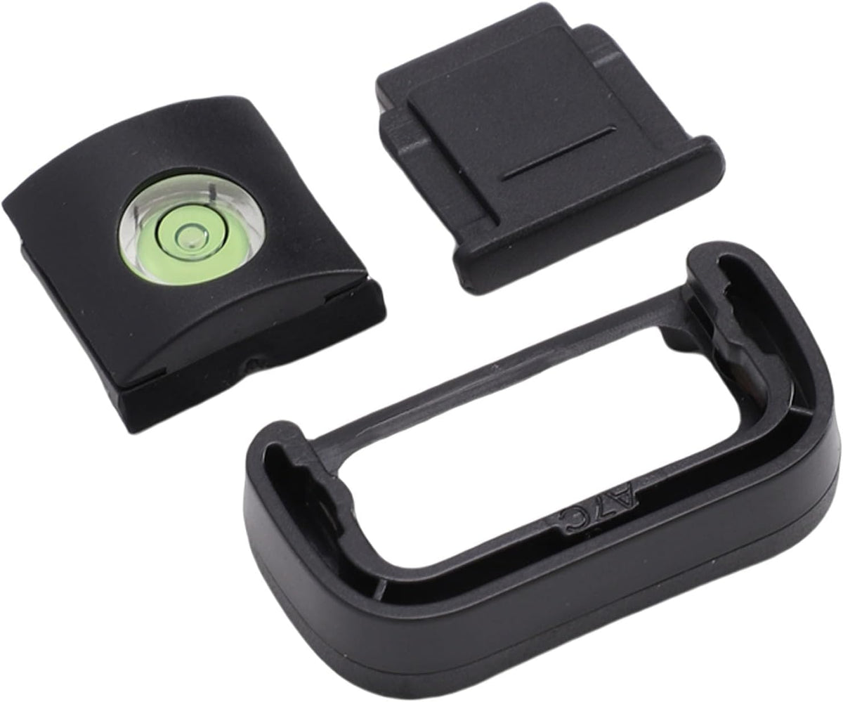 A7C Eyecup Eyepiece Viewfinder for Camera, Camera Hot Shoe Cover Protector Cap with Bubble Spirit Level