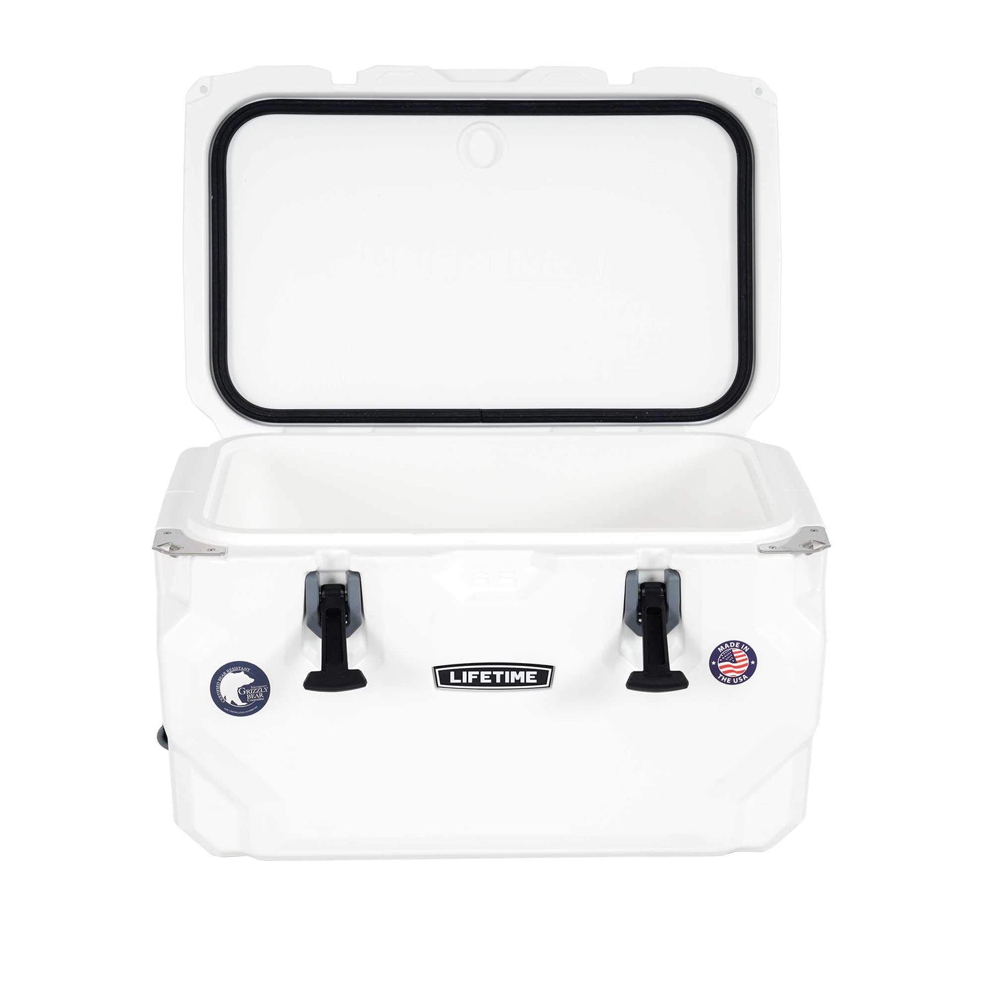 Lifetime 65‑Quart High Performance Hard Cooler, Up to 8‑Day Ice Retention, IGBC Bear‑Resistant Camping & Hunting Ice Chest with Bottle Opener