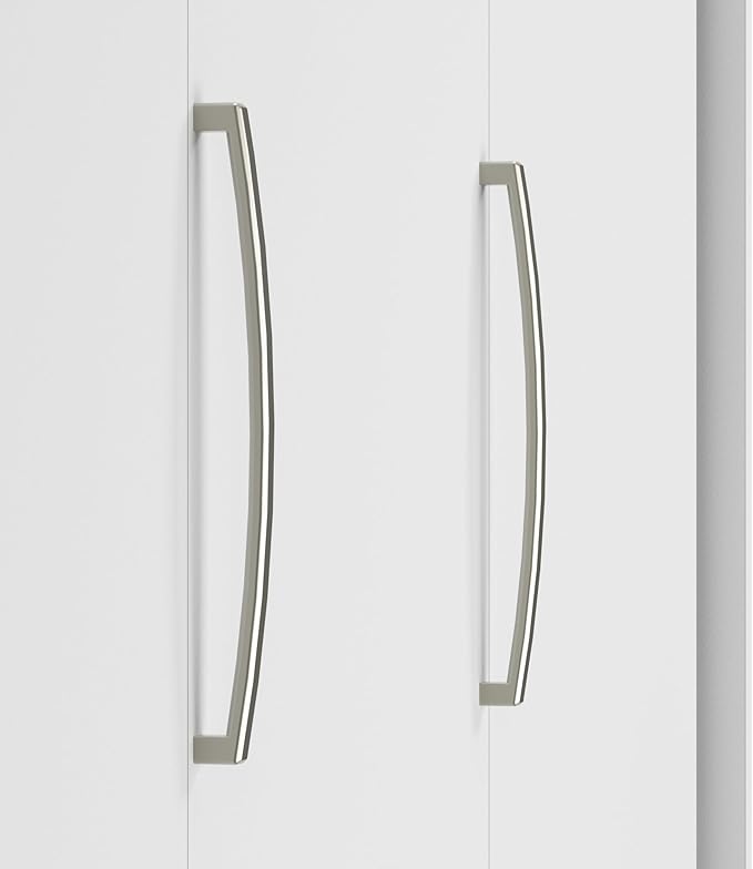Bestar Claremont 59W Full Murphy Bed in White, Sleeping Arrangement for Multipurpose Area, Bedroom, Guest Room, or Living Room
