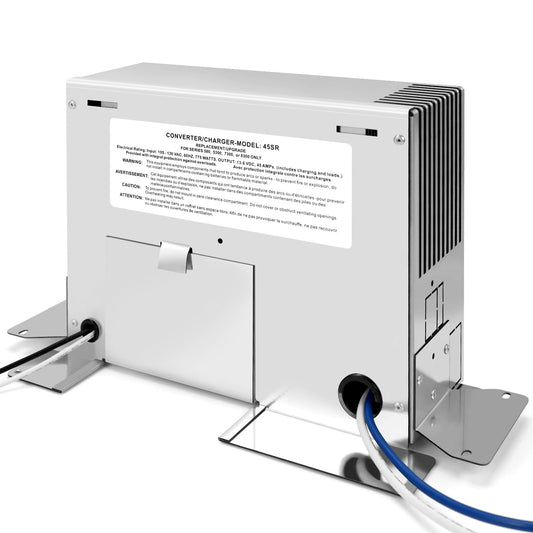 45Ru 45amp Rv Power Converter for Paralax and for Magnetek 7345 Power Centers - Deck Mount Three-Stage Power Converter for Series 500,5300,7300, Or 8300,Rv Converter 45 Amp for Camper Rv Trailer
