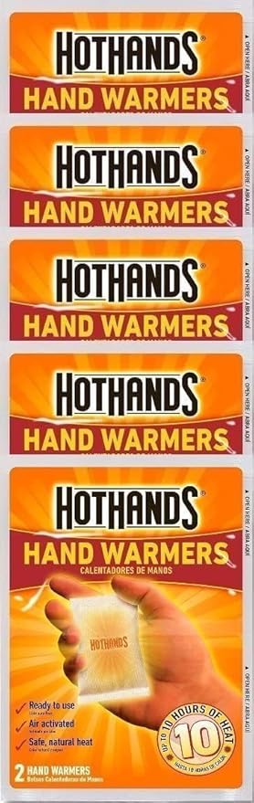 HotHands Hand Warmers, 10 count (5 pack with 2 warmers per pack)