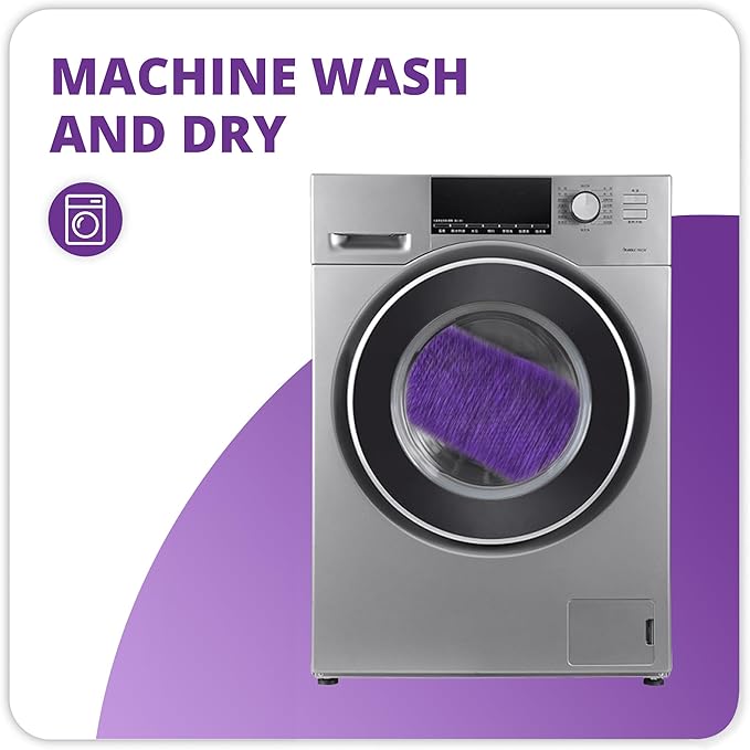 Bath Mat,Ultra Thin Bathroom Runner Rugs,Large Bath Mats for Bathroom,Quick Dry,Non-Slip,Machine Washable,Low Pile,Bath Rug,Shower Outside,Sink,Home Decor Accessories.Purple,3'x6'(36x72inch)