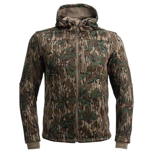BLOCKER OUTDOORS Finisher Camouflage Turkey Hunting Jacket for Men (MO Greenleaf, 3X-Large)