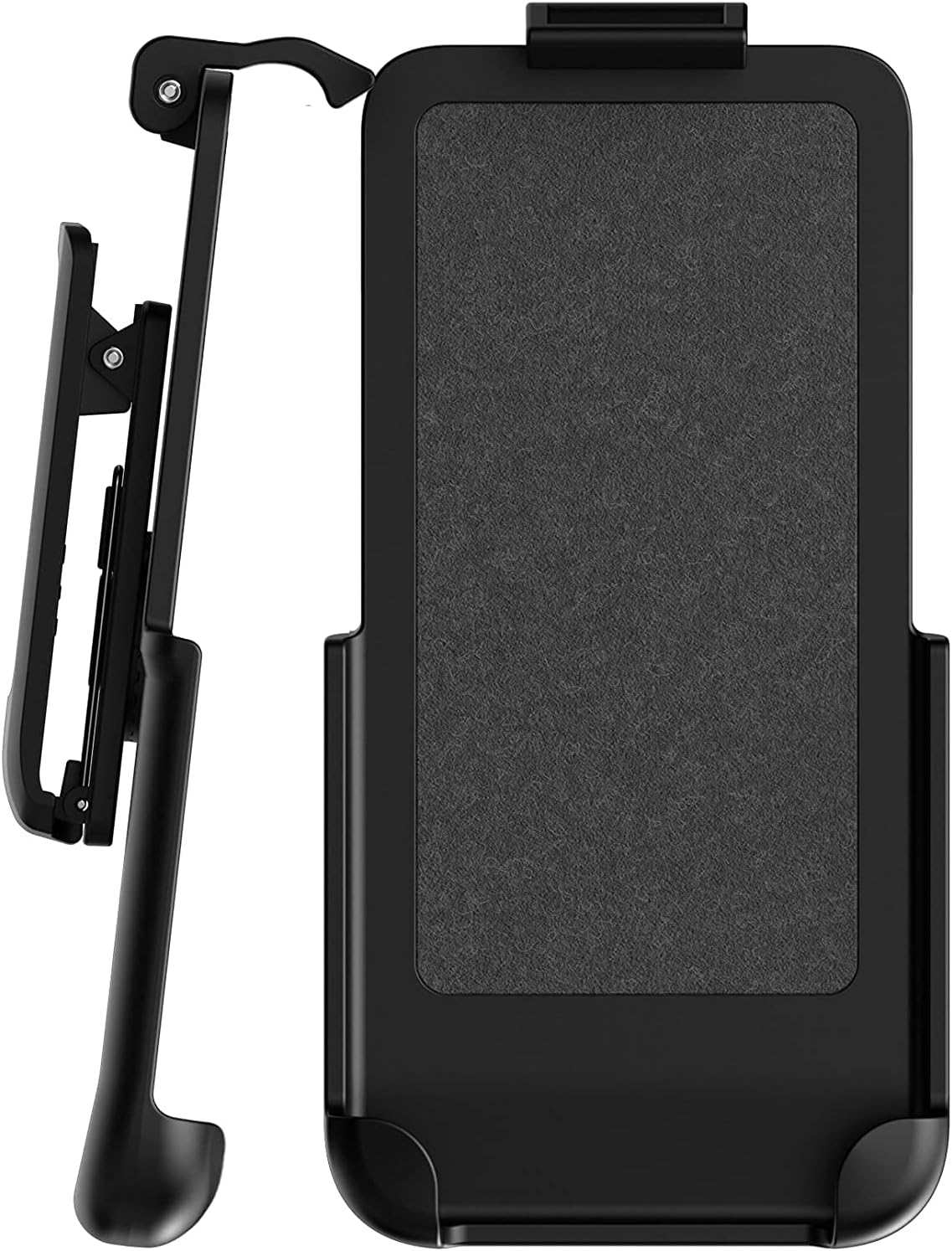 ENCASED 13 Designed for iPhone Case with Belt Clip Holster - Clear
