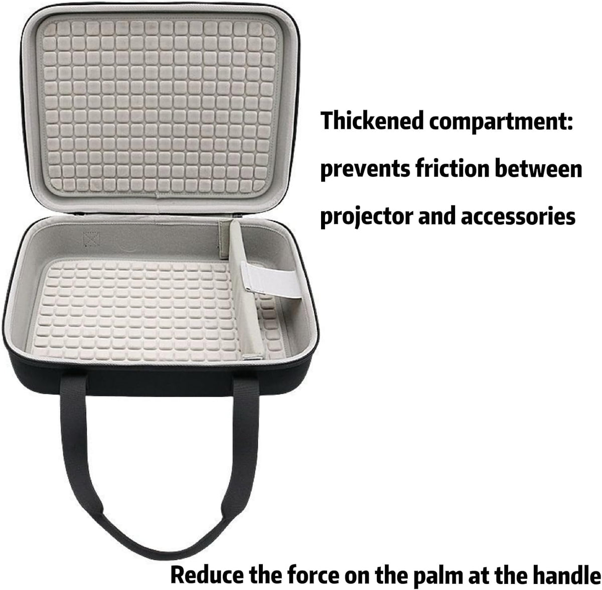 2024 Hard Carrying Storage Case For XGIMI Elfin Flip New Projector & Multi-Angle Projector Stand, Waterproof