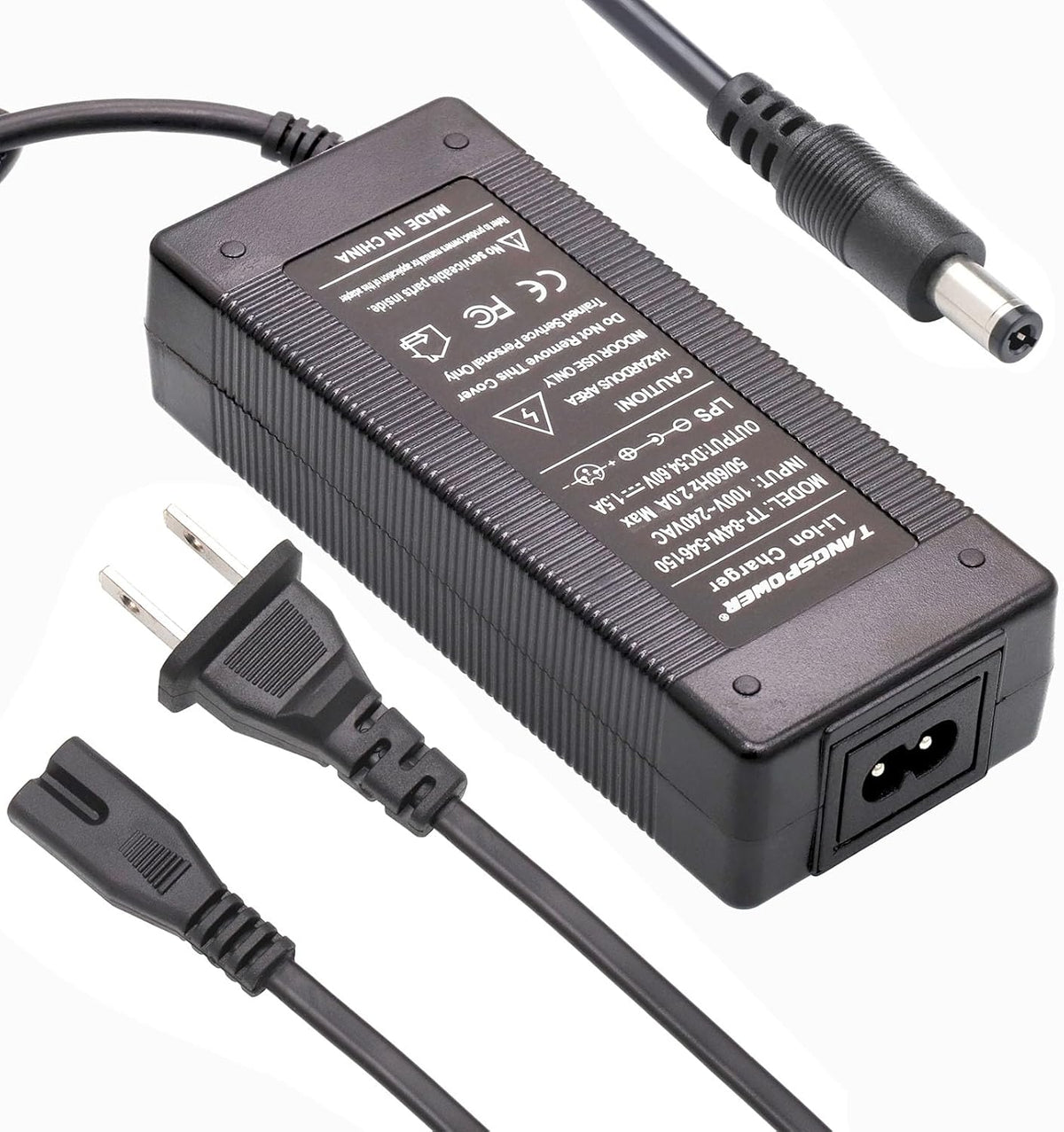 TANGSPOWER 48v 54.6V 48Volt 48V 13S 5.5 Battery Charger Power Supply Adapter Charger for JetsonHaze Lithium-ion Battery