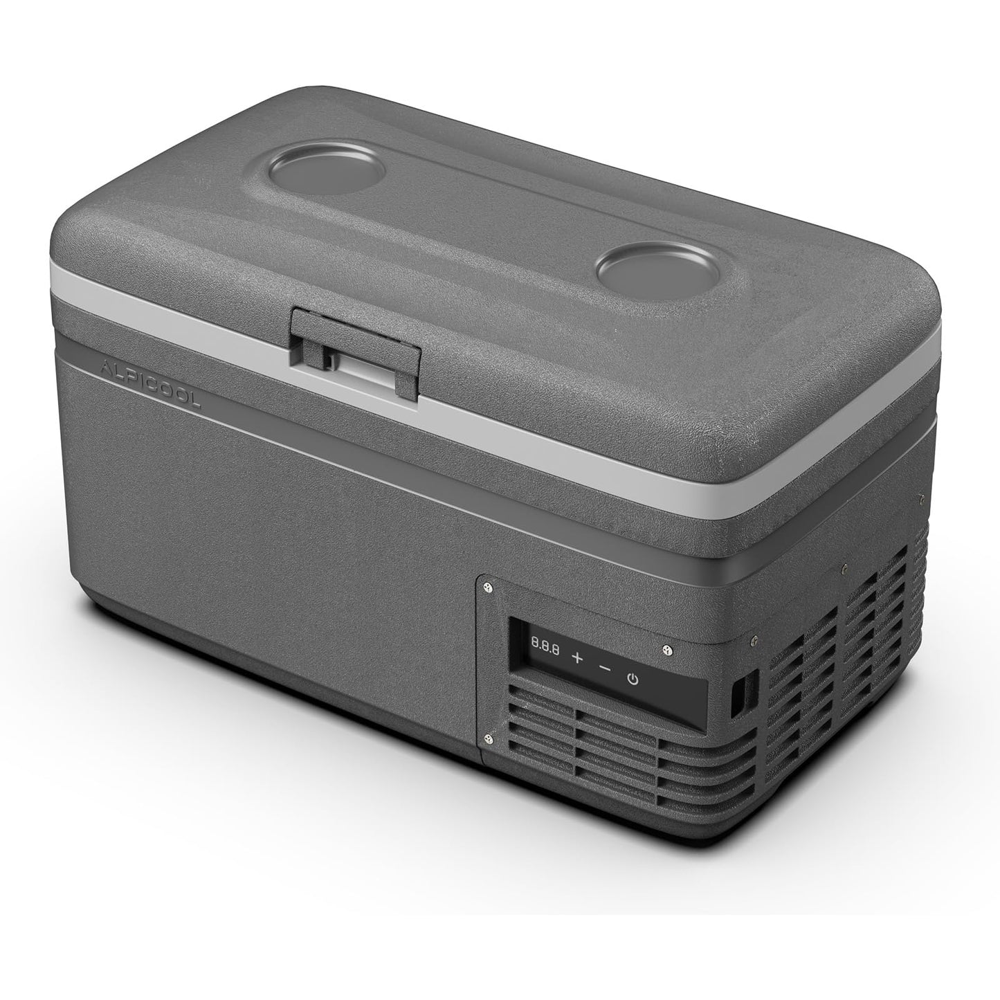 Alpicool MG15 Mini Portable Freezer, 12 Volt Car Refrigerator, 16 Quart Fast Cooling, with 12/24V DC and 100-240V AC for Outdoor, Camping, RV, Truck