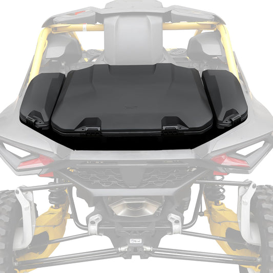 96L Cargo Trunk Storage Box & 13.5L Side Cargo Storage Boxes Set for Can-Am Maverick R/R X/X RS 2024+ Accessories, R Max/X/X RS/Smart-Shox 2025+, Replaces 715007182, 715007372, 3PCS