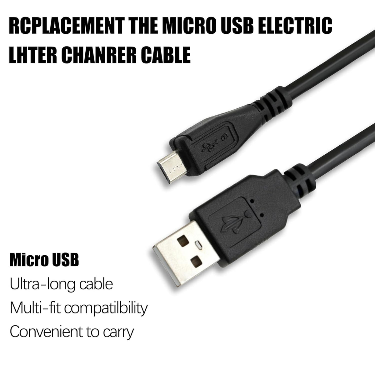 KKPOERT V4.0 (5FT Replacement Micro USB Data Power Charger Charging Cable Compatible with Old Version Doss SoundBox