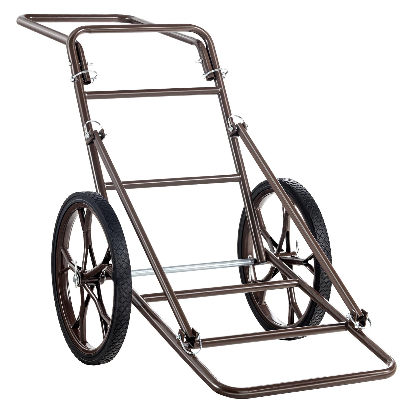 VEVOR Game Carts for Hunting, 500 LBS Deer Cart Game Hauler, Hawk Crawler Deer Cart, Hawk Hunting, All Terrain Folding Cart, Deer Hauling Cart, Heavy-Duty Utility Gear Dolly for Hunting Fishing Hiking