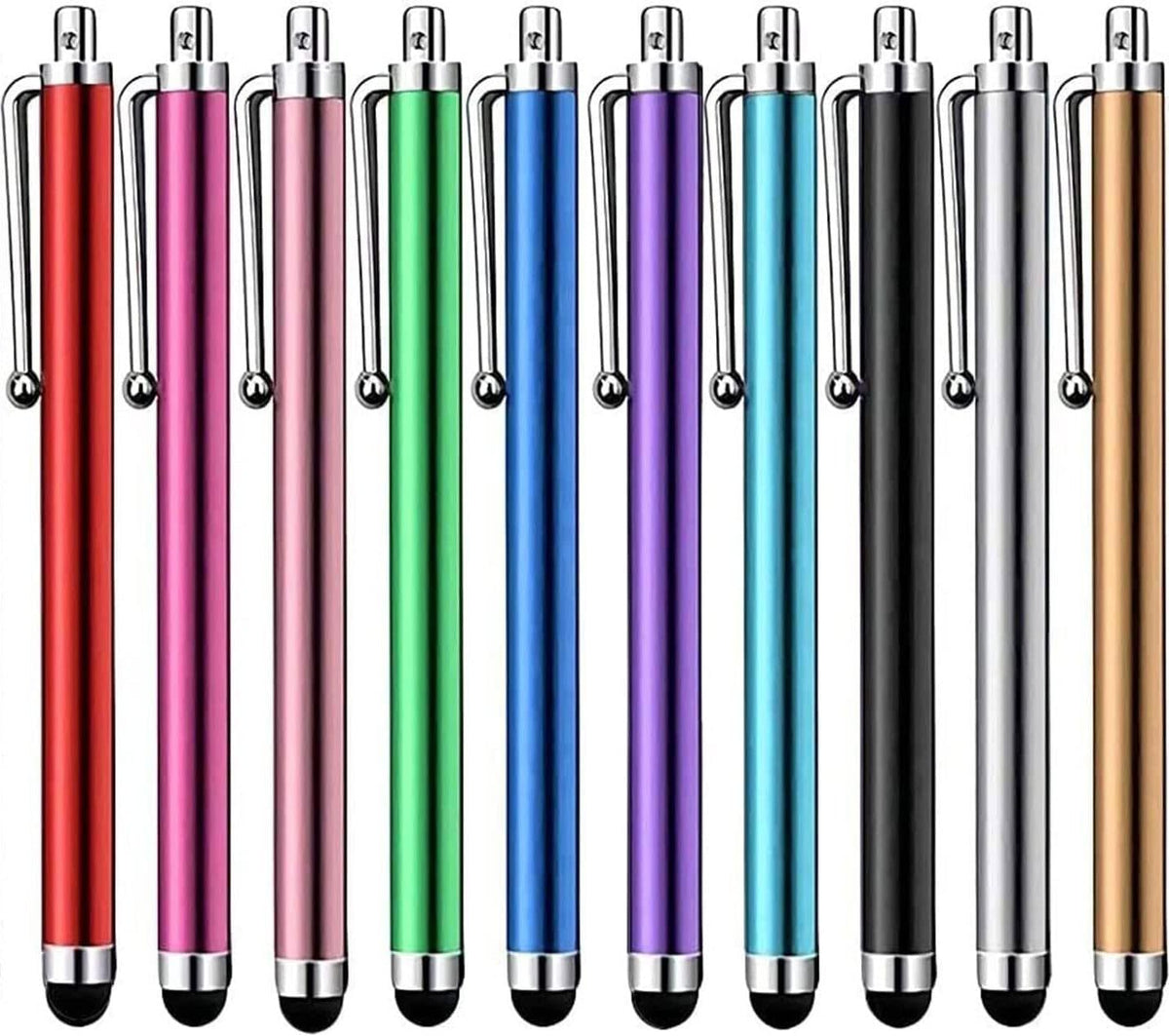 elitegadget 10 Pieces Random Color Stylus Pen - Colorful Universal Stylus Touch Screen Pen for Capacitive Touch Screens