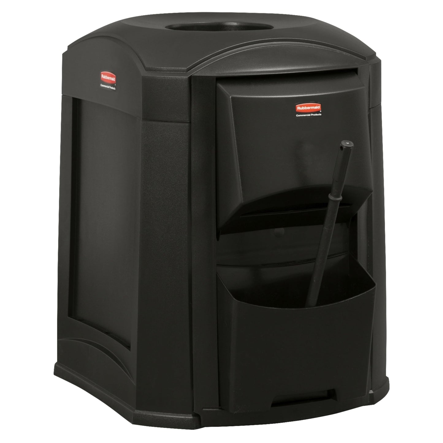 Rubbermaid Commercial Products Window Wash Kit for Landmark Series Store Front Containers, Black, Outdoor for Gas Station/Convenience Store/Store Front