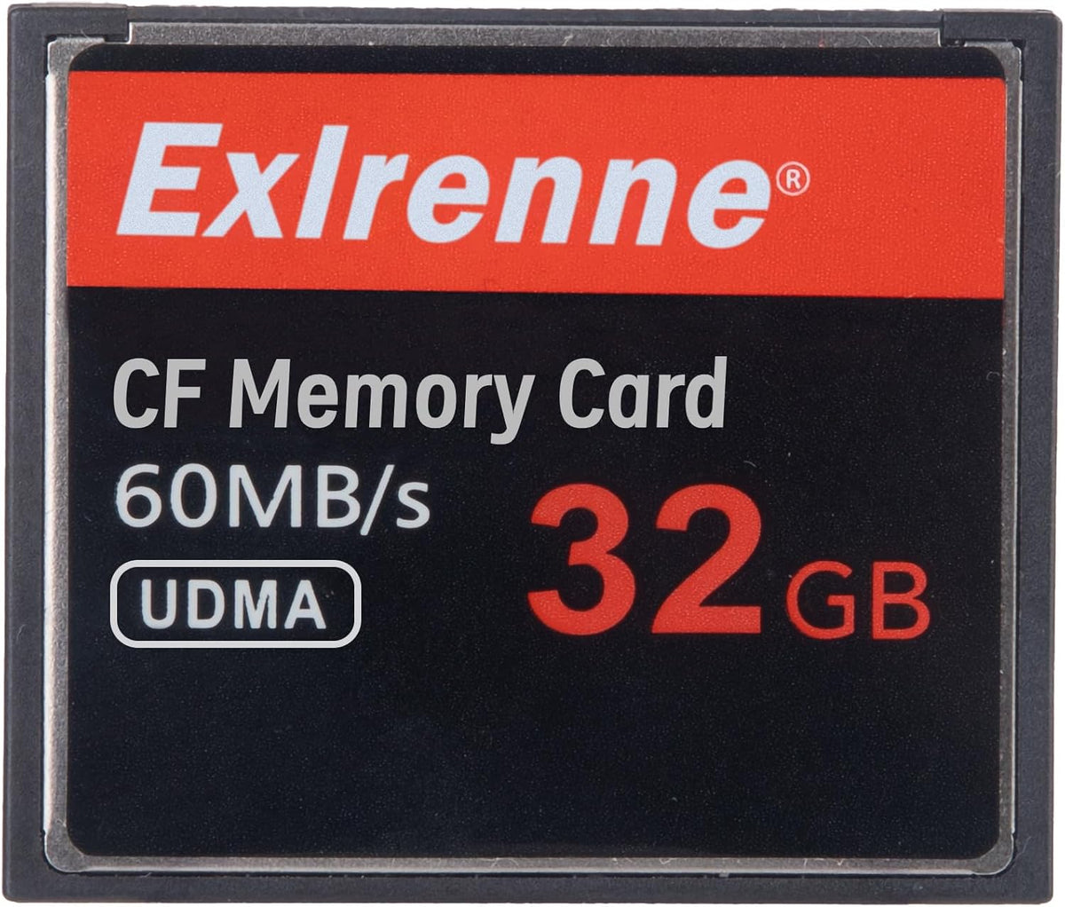 LILIWELL 32GB 60MB/s CF Memory Card UDMA Speed Up to SLR Camera CF Cards for Professional