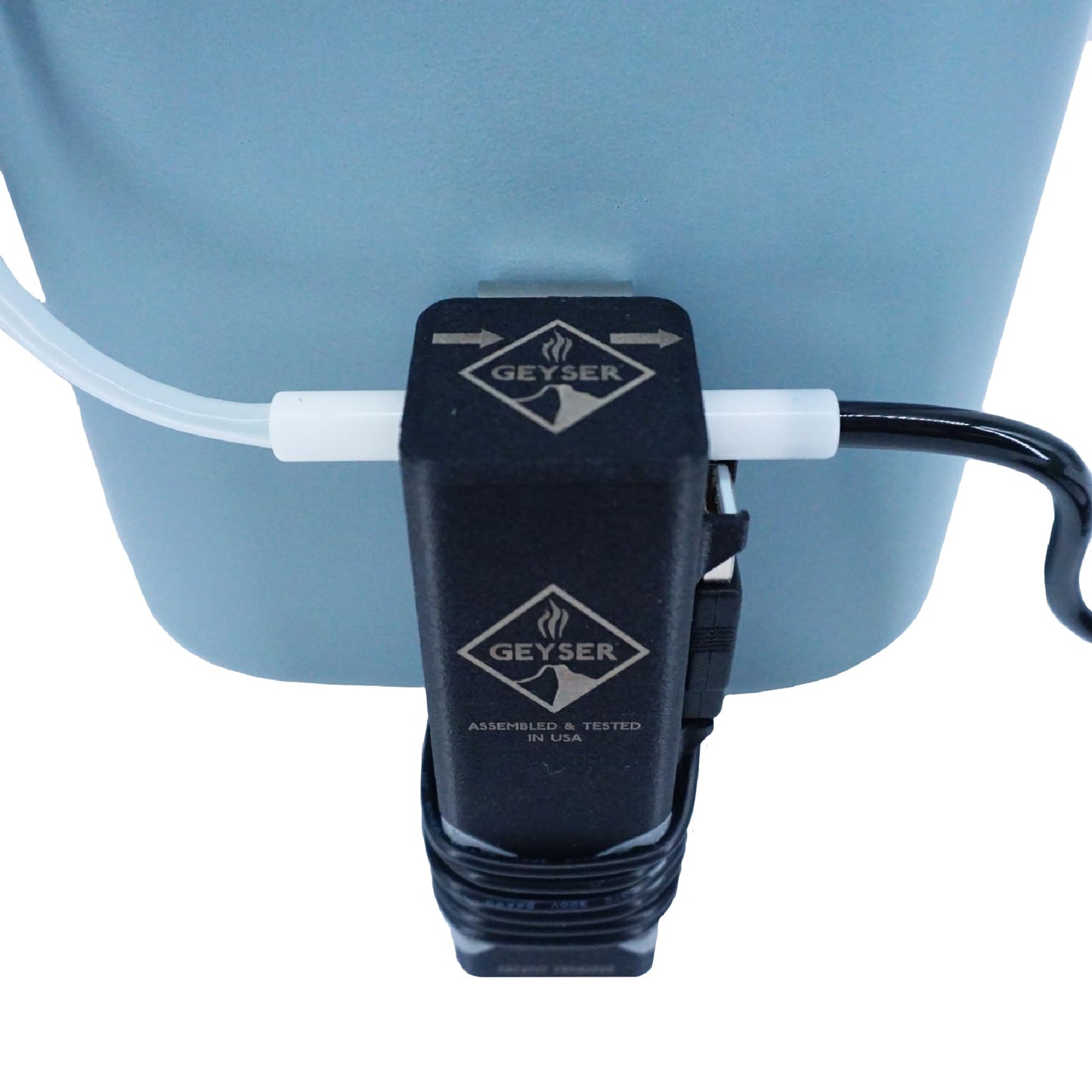 Geyser System Portable Camping Shower & Cleaning Kit for Camping, Backpacking, Overlanding, & Outdoor Recreation - Clean Kit Bundle - Black