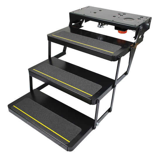Kwikee 369552 25 Series (7" Rise) Step Assembly with Logic Control Unit and Power Switch Kit