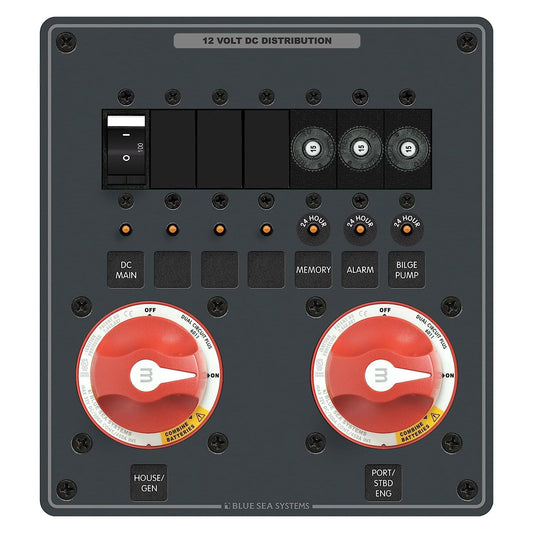 Blue Sea Systems 8689 Panel 24VDC Battery MGMT