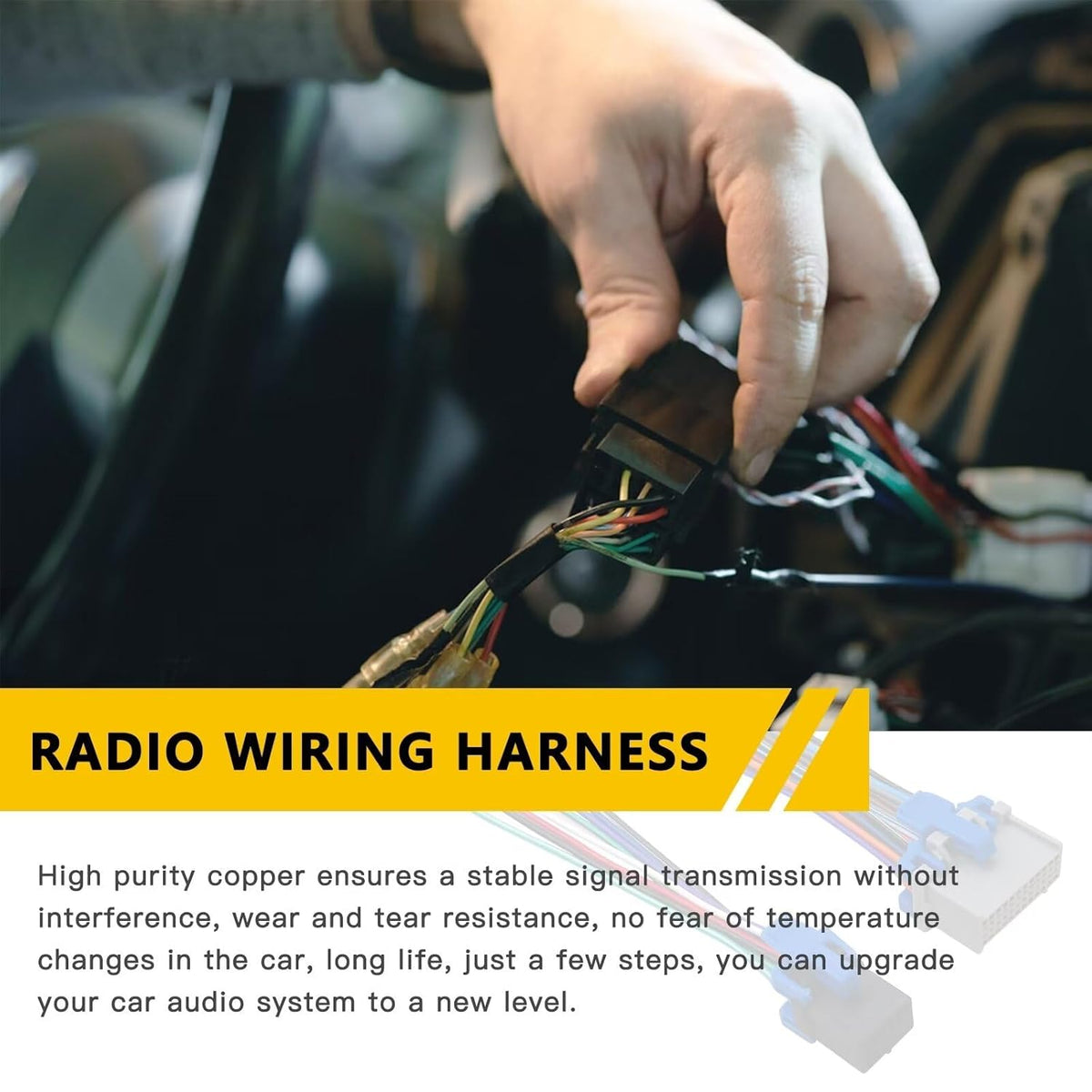 71-2003-1 TRAILBLAZER 2003 2004 2005 2006 2007 2008 2009,XSPANDER Car Stereo Radio Wiring Harness Plug Kit Replaces