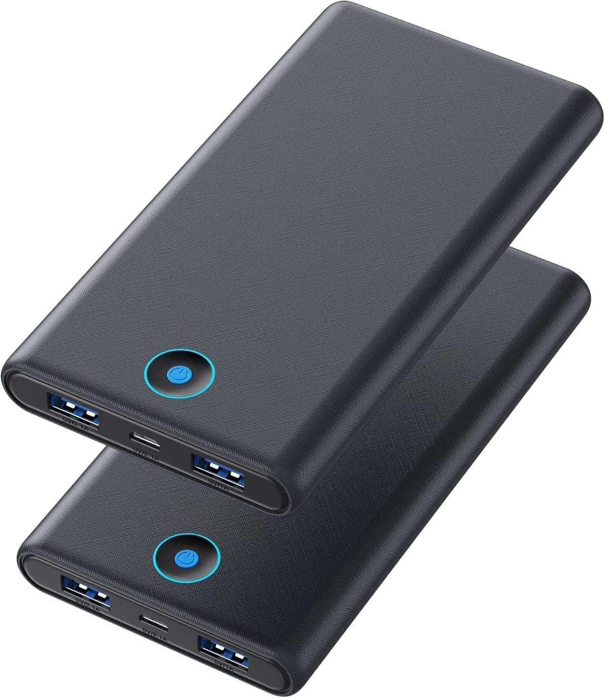 FOCHEW [2-Pack] 20000mAh,Ultra Pack 17/16/15/14/13/12/X,Galaxy S24, Portable Charger Power Bank Slim Fast Charging