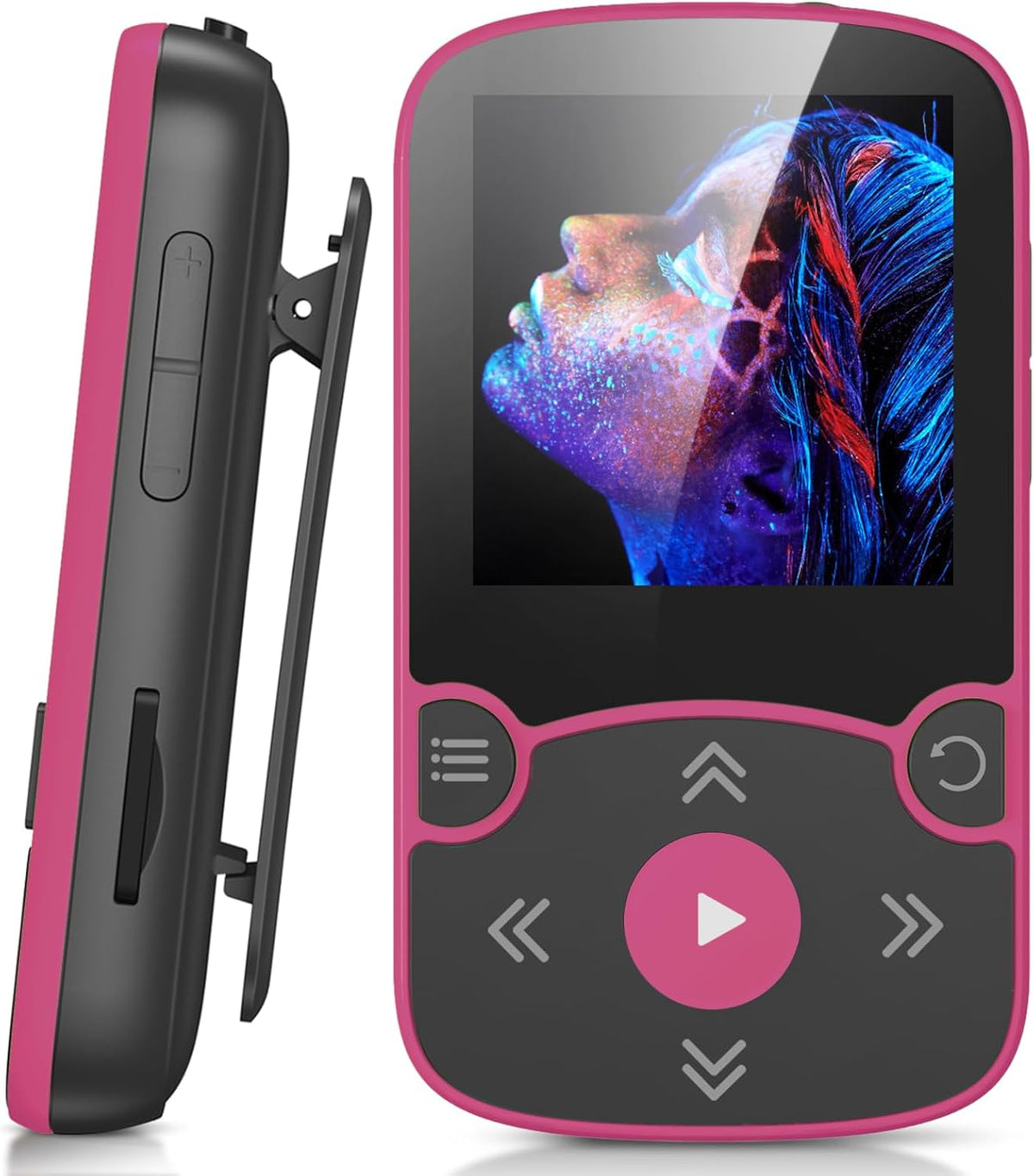 AGPTEK 64GB MP3 5.3 128GB Player with Clip, Bluetooth Lossless Sound with FM Radio, Voice Recorder for Sport Running