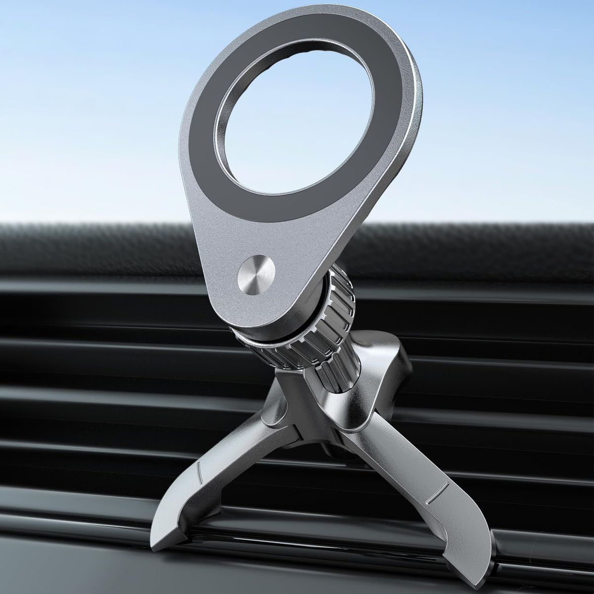 eSamcore N52 16/15/ 14/13/ 12/ [1 Pack] Fits MagSafe Car Mount Strong Magnets car Vent Magnetic Phone Mount Adjustable