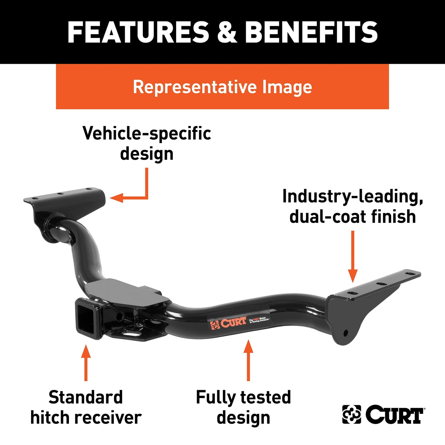 Curt Manufacturing 13422 Class III Receiver
