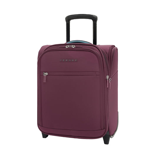 VERAGE Carry On Underseat Luggage with 2 Wheels & USB Port, 16 Inch Wheeled Spinner Bag Carry-on Luggages for Airlines, Lightweight Suitcase Men Women, Pilots and Crew (Upgrade-16-Inch)