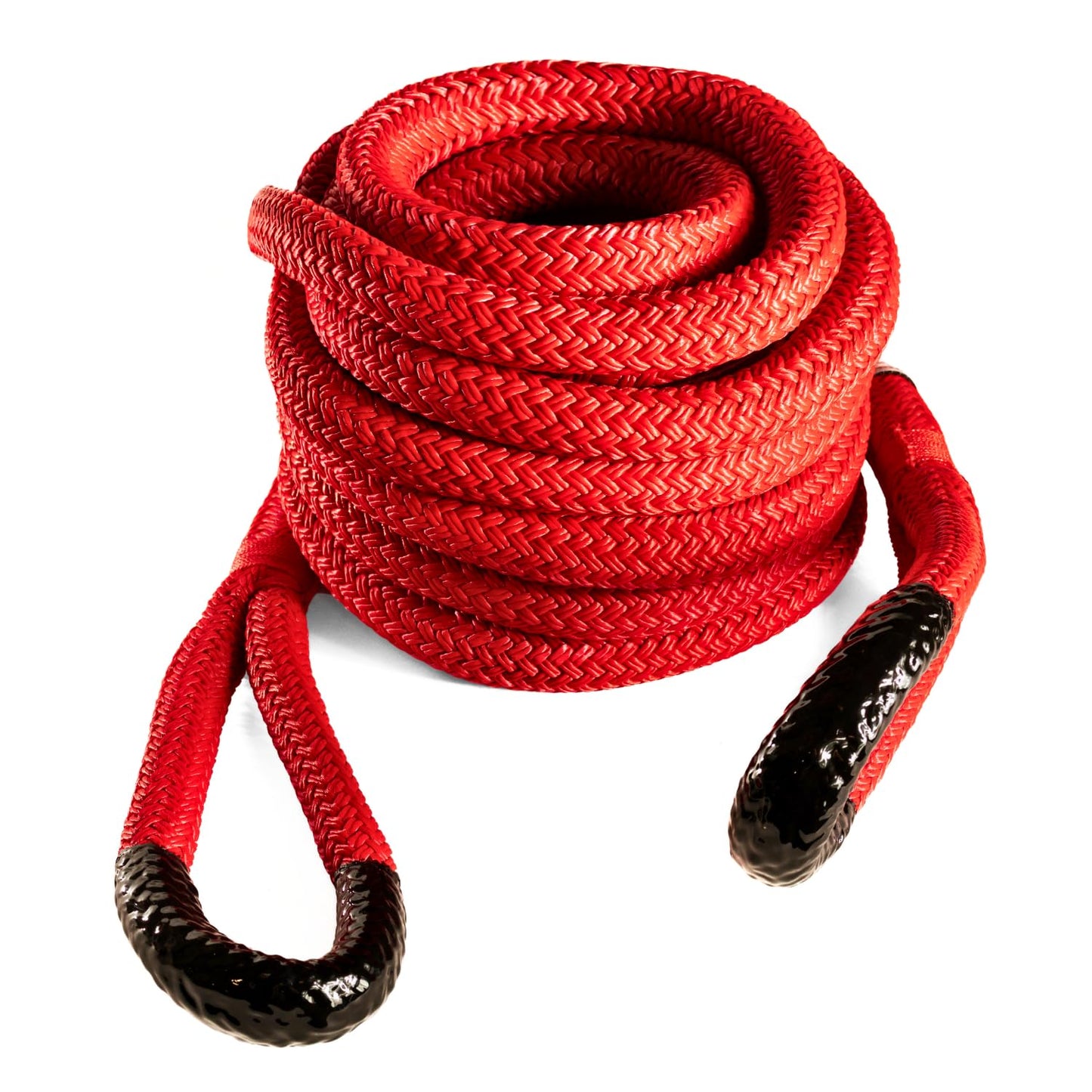 Yankum Kinetic Recovery Rope - Heavy Duty 1" x 30' Tow Rope, Off-Road & Vehicle Recovery Kit, Kinetic Energy Snatch Strap, Soft Shackles for 4x4, Jeep, and Trucks, Made in USA – Rattler Series