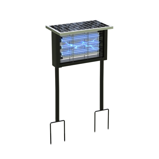 Solar Bug Zapper Black-7