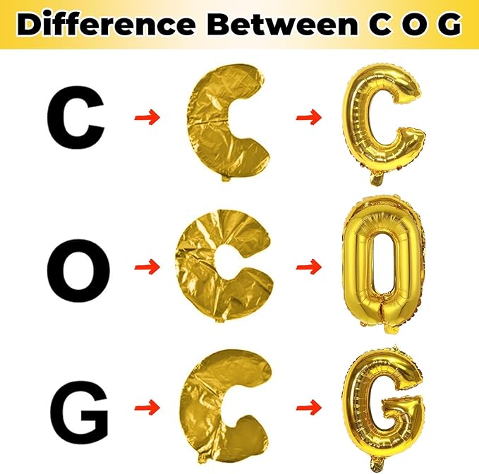 Large Custom Balloon Letters U, 40 Inch Helium Alphabet Word Balloons Decor, Big Self Inflating Foil A-Z Gold Letter Name Balloons for Boys Women Birthday Anniversary Party Decorations Supplies
