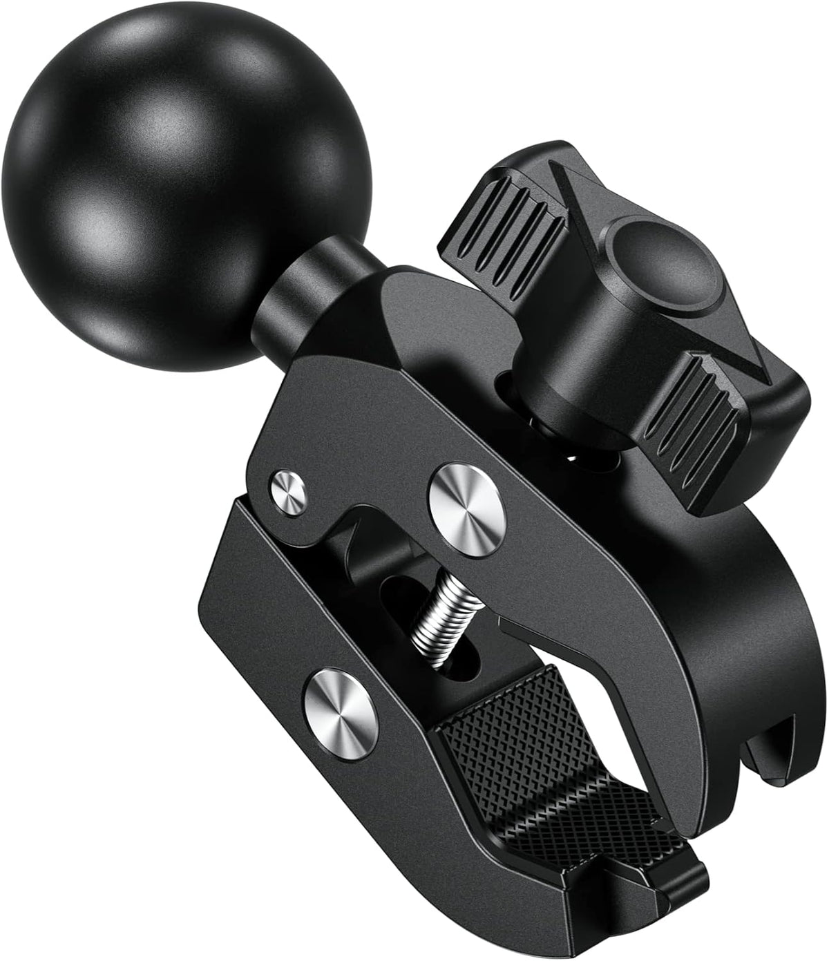 BRCOVAN 1.5'' 0.5'' 1.75'' 1.5 Inches Ball Clamp Mount Base with Aluminum Alloy Tough-Claw, Fit Handlebar Rail