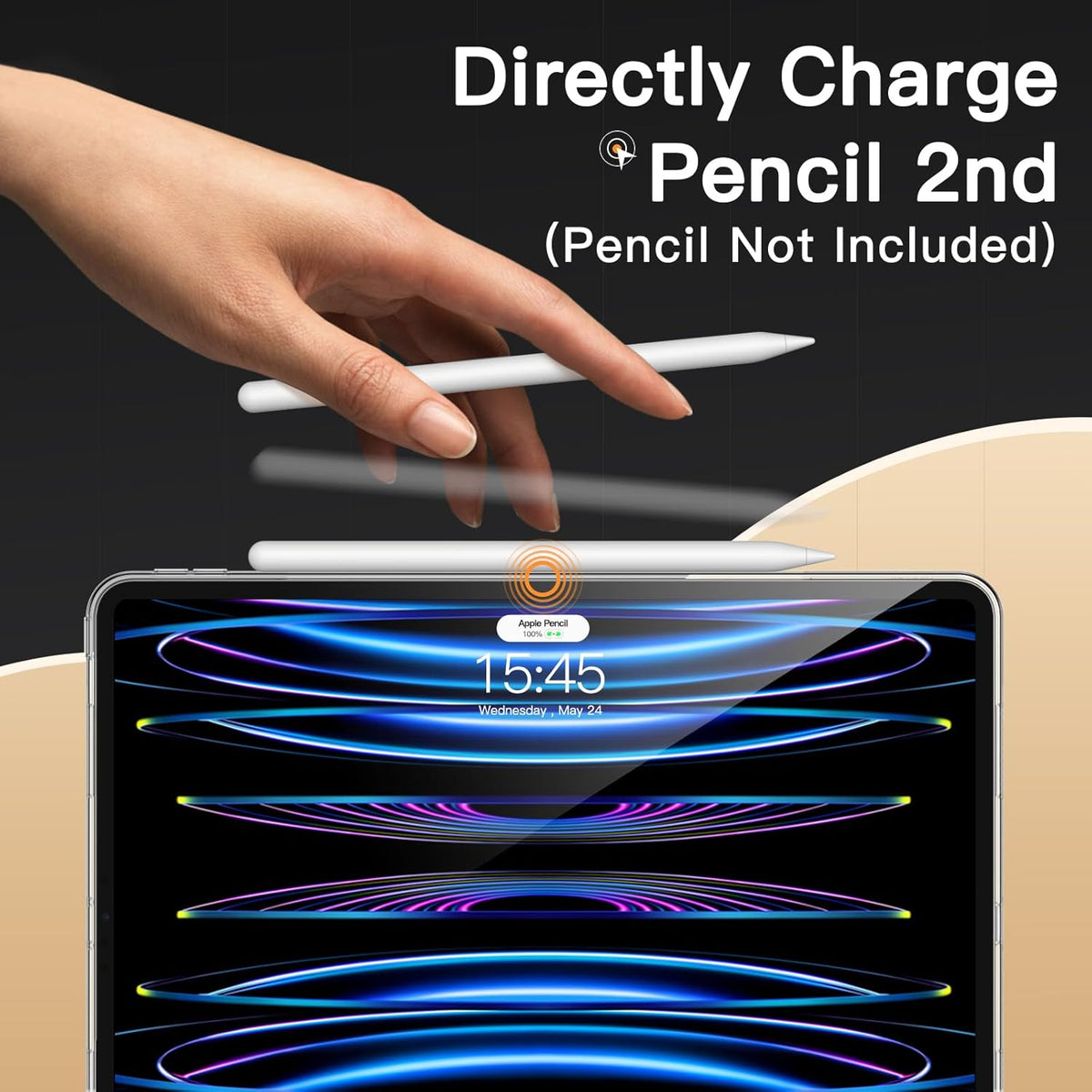 JETech 11-Inch 2022/2021/2020 (4th/3rd/2nd 2nd Case for iPad Pro Model Generation), Soft TPU Transparent Slim
