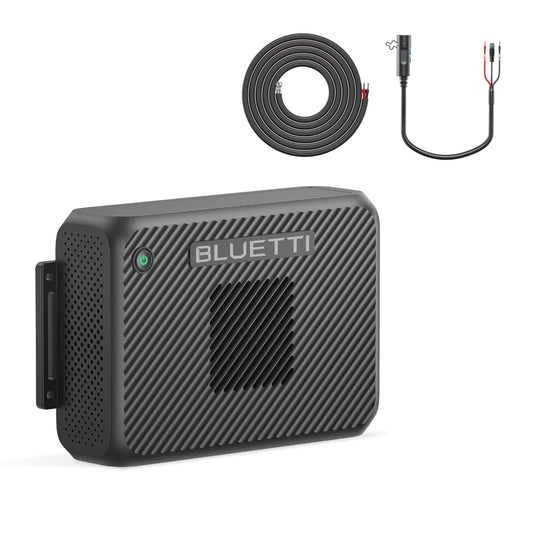 BLUETTI Charger 2, 1200W Alternator & DC-DC Charger, Dual Input (Car + Solar), 13× Faster Car Charging for Portable Power Stations, Emergency Jumpstarter for Road Trips & RVs
