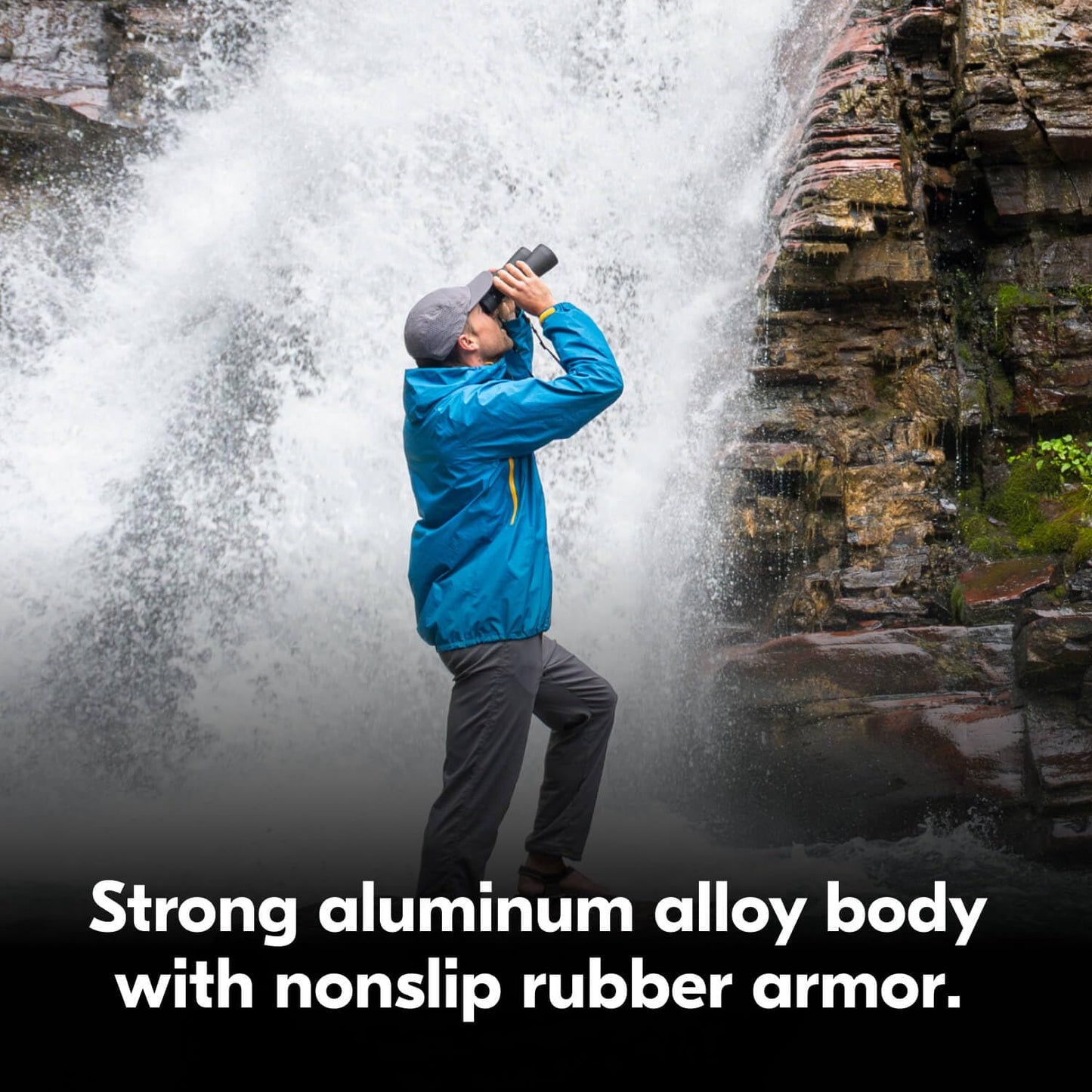 Nikon Action 12x50 Binocular | Multilayer-Coated Nikon Optics, high-Power 12x Magnification, Bright 50mm Objective Lenses, Turn-and-Slide Adjustable eyecups and Tripod-Ready Porro-Prism Design