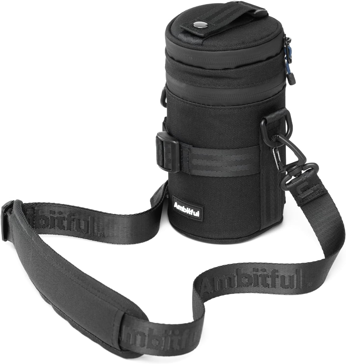 80 135 mm (3.15 5.31 AMBITFUL Thick Camera Lens Pouch Case, Water/Dust/Shock Protection Lens Pouch for DSLR Camera Lens