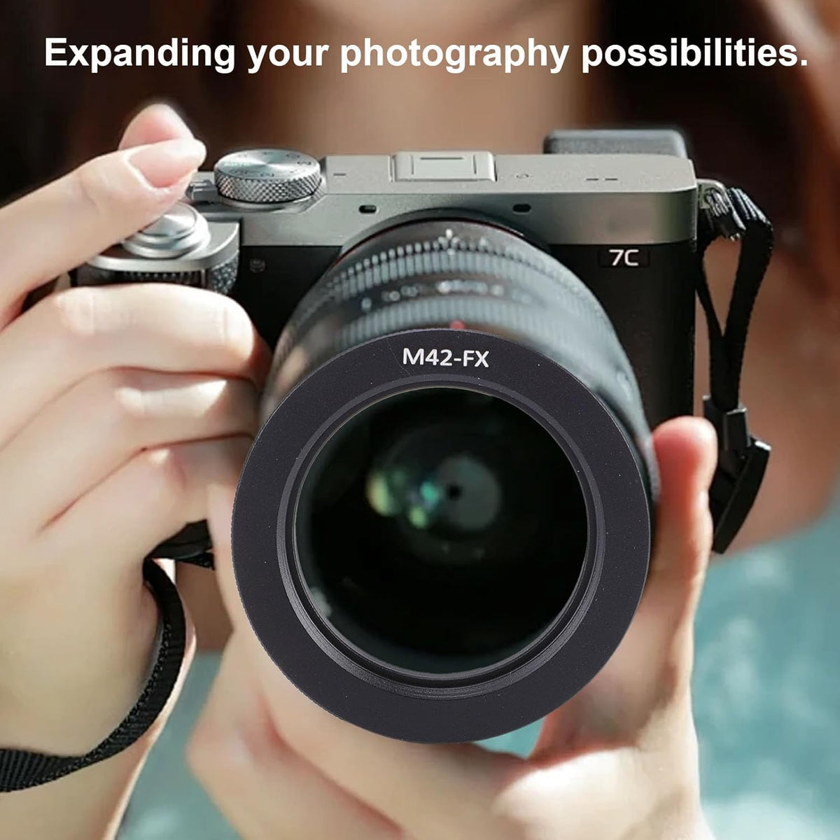 M42 to Fuji X Lens Adapter - Slim Aluminum Alloy Ring for Mirrorless Cameras