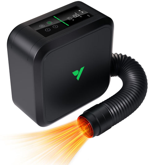 VIVOSUN AeroFlux Smart Grow Tent Heater with Thermostat, 700W PTC Heating, Compact & Portable with VPD, APP Control & Overheat Protection, Included Extension Hose for Grow Tents, Rooms, Greenhouses